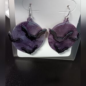 Bat Moon Earrings (NWT)